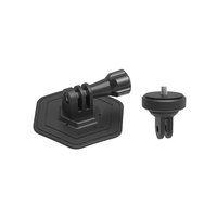 SUNNYLIFE Base Mount For ACTION 4/Insta360 GO3 Flexible Adhesive Base For Gopro Curved Helmet Mounts Durable Easy To Use
