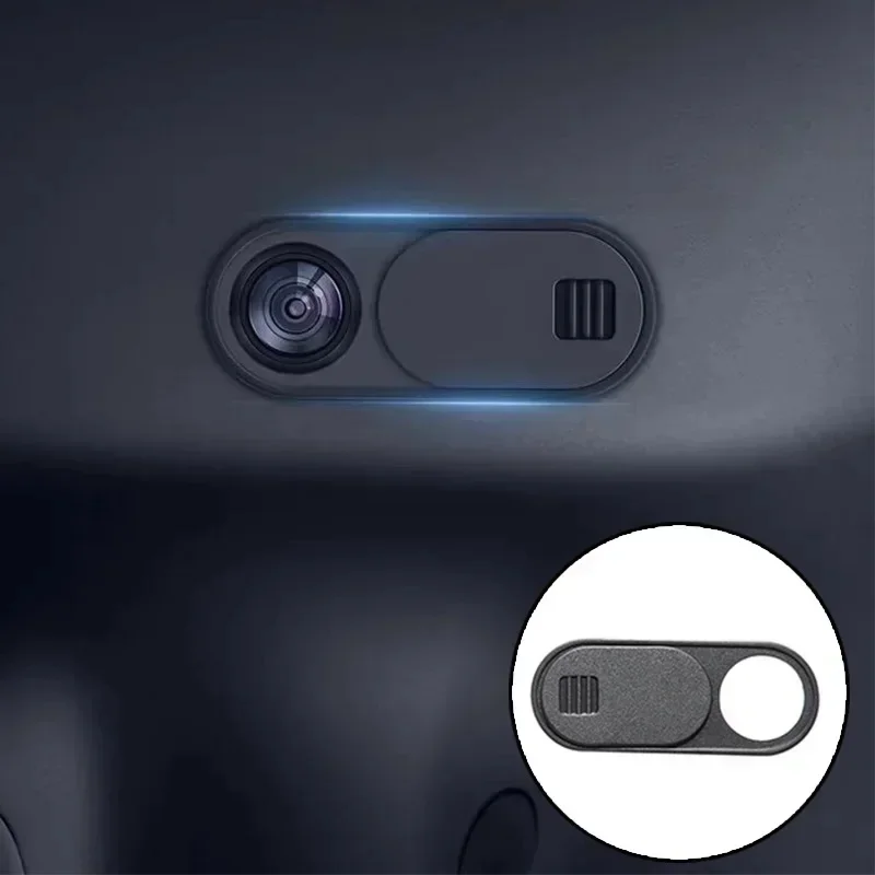 1-25pcs Protector Camera Cover For Tesla Model 3 Y Center Console Accessories Webcam Slide Switch Blocker Interior Sticker Trim