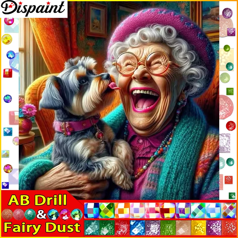 Dispaint Fairy Dust AB 5D Diy Diamond Painting Cross Stitch