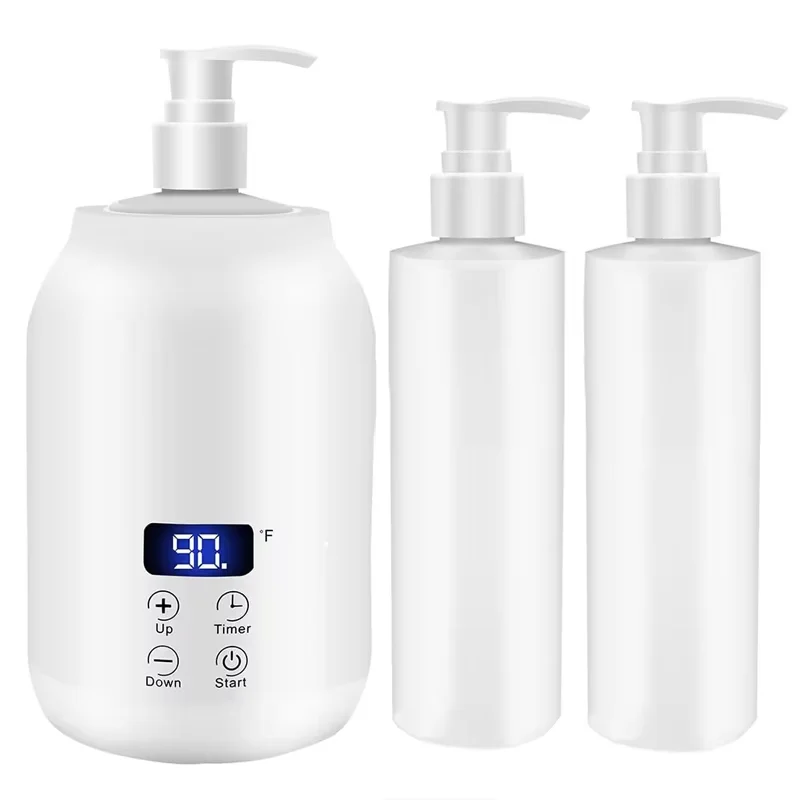 300ML Electric Massage Oil Warmer Digital Lotion Cream Heater With LED Display Bottle Dispenser For Home Pro Salon Spa Massage