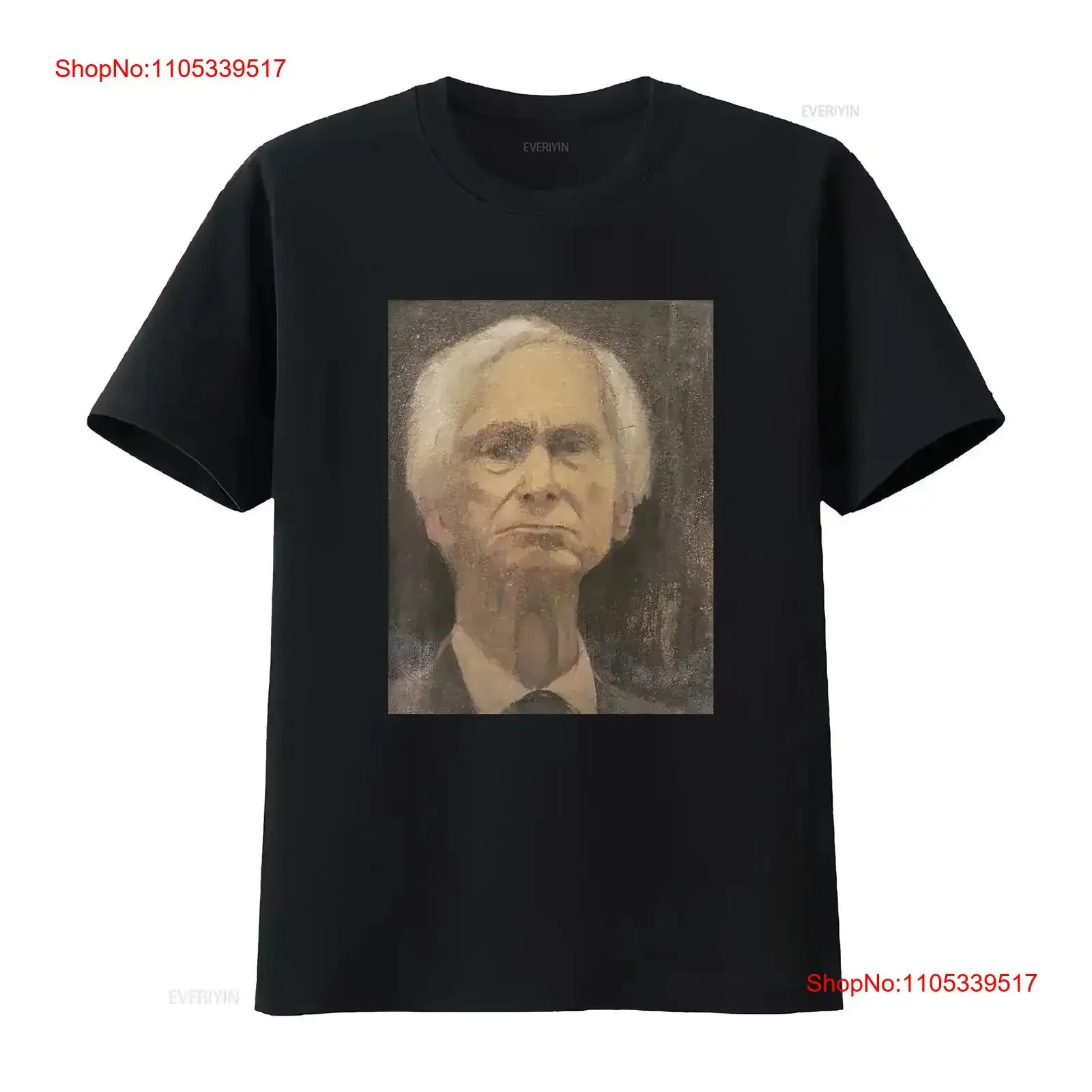 Portrait Of Bertrand Russell David R Anderson Painting T Shirt Art for Her Him Lover vintage Washed Breathable Stretched