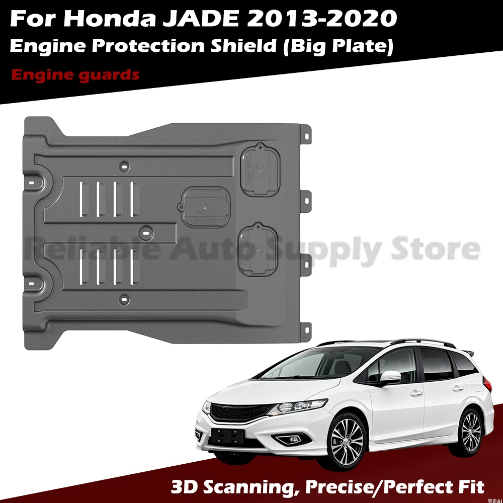 

Rugged protection Car Engine Shield Protection Plate For Honda Jade 2013-2020, 3D Scanned Precision Fit, Cooling Ventilation