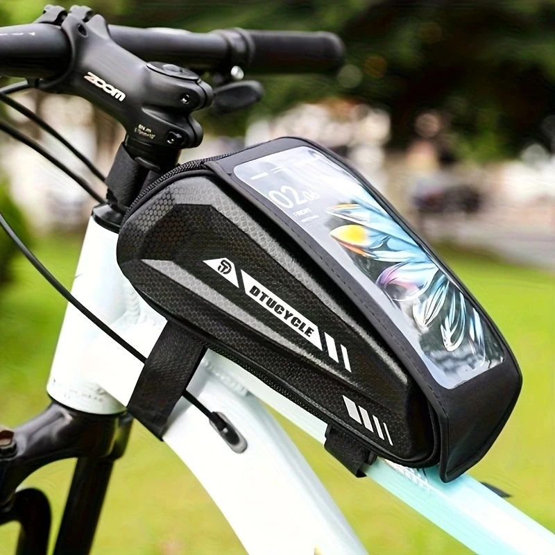 

Новый твердый корпус из ЭВА DTUCYCLE для велосипедного телефона с сенсорным экраном, сумка на переднюю балку для велосипеда