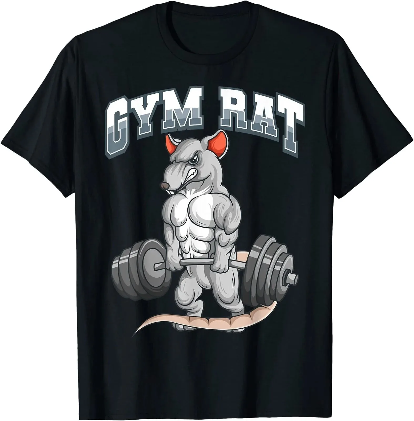 

Gymrat Graphic Printing Summer Luxury Brand Cotton Men's and Women's T-Shirts Short Sleeves Street Fashion Trend Clothing