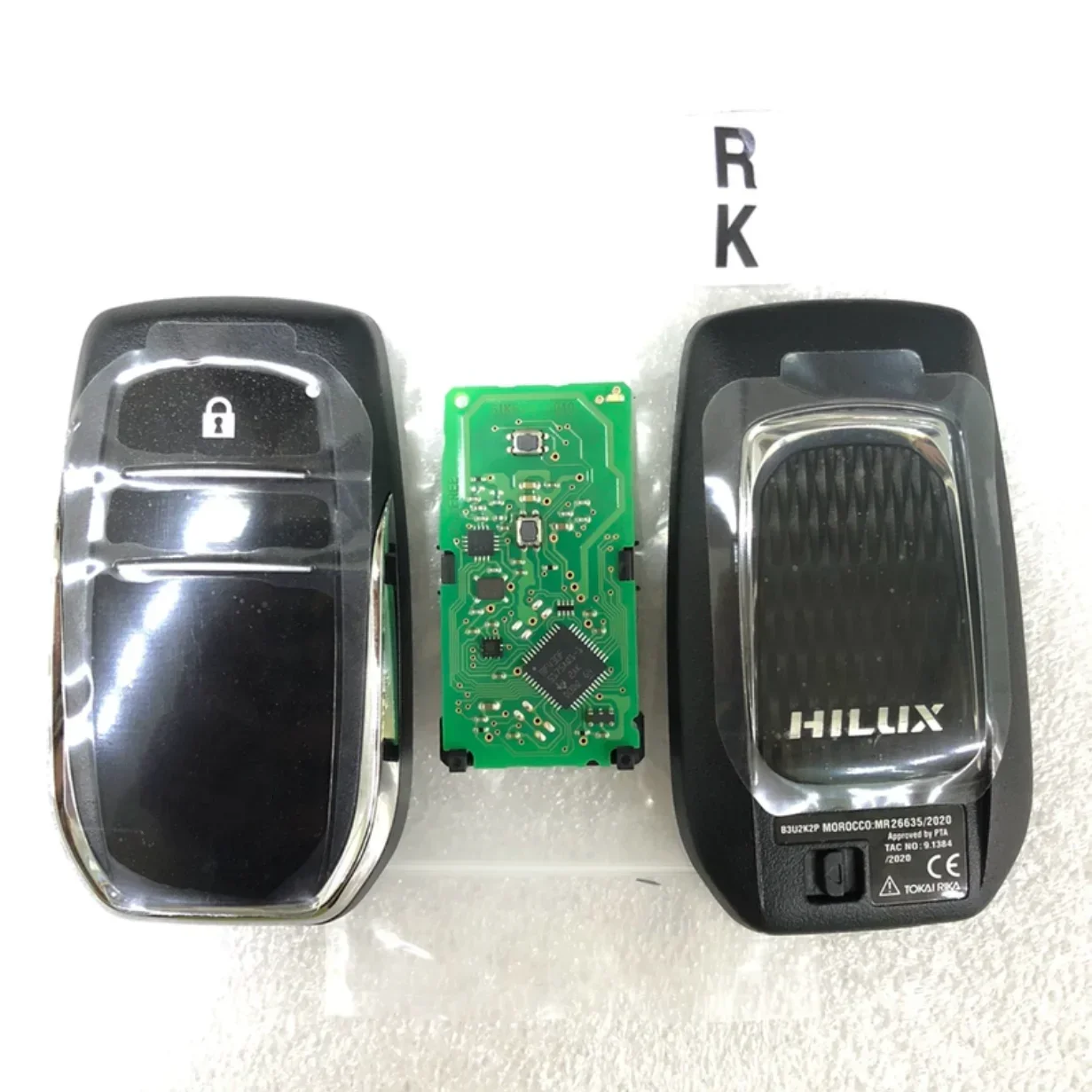 BB Key Original for Toyota Fortuner SW4 Hilux SRV 312-314/433-434MHz 0010/0182 8A Chip BM1EW/B3U2K2L 3/4 Buttons Remote Car Key