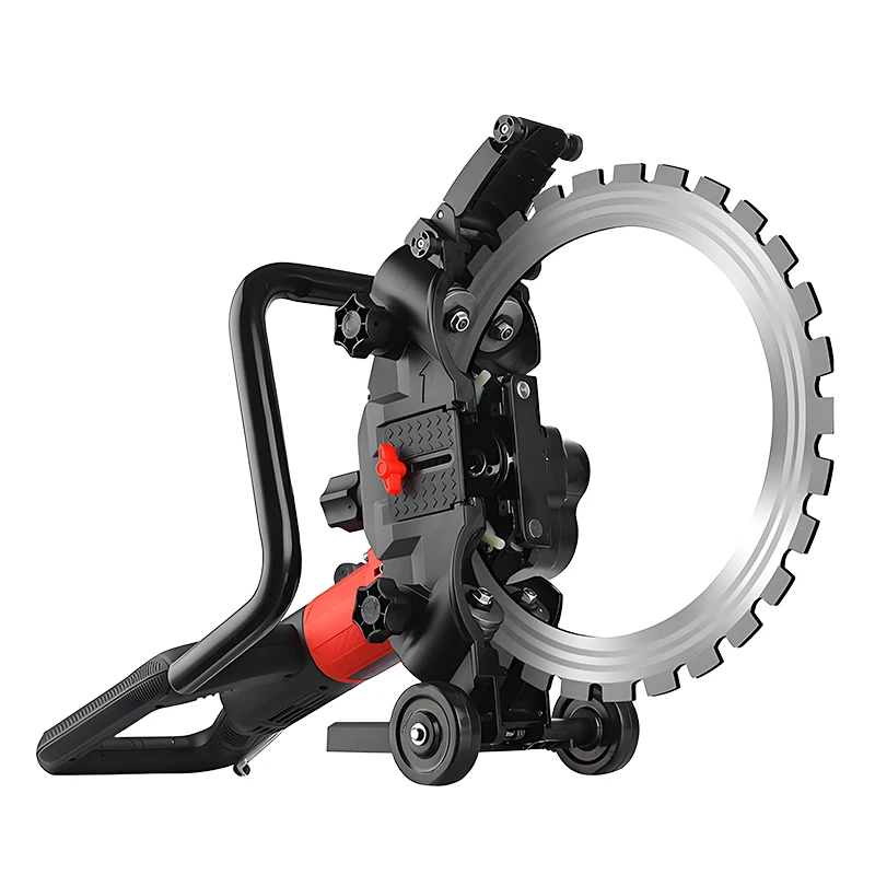 High-Frequency Brushless Wall Saw Dustless 3000RPM 6000W Concrete Cutting Machine for Stone Grooving Trenching Concrete Cutting