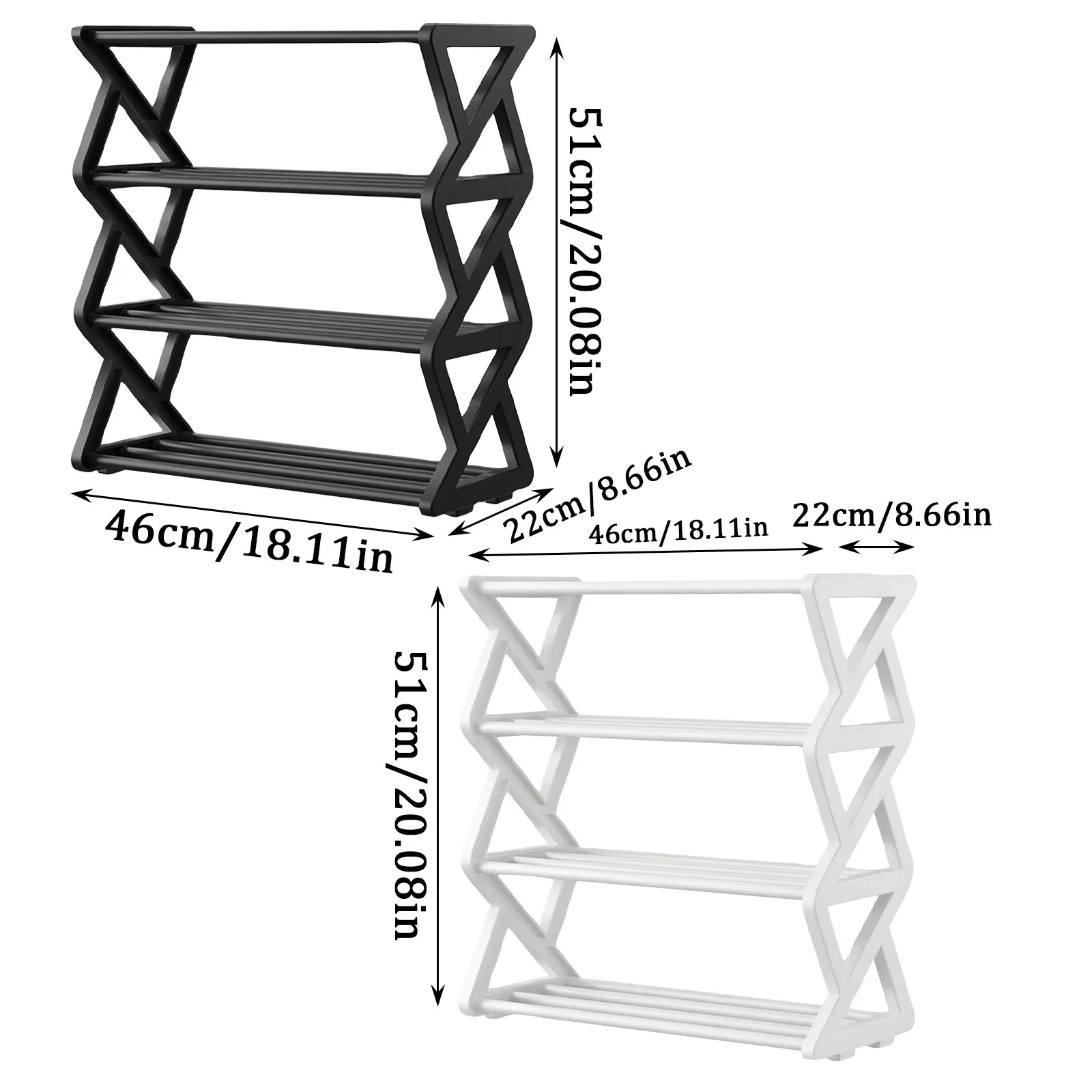 Living Room Dustproof Large Capacity Shoes Shelf Storage Rack Multi-layer Household Shoe Rack Dormitory Practical Storage Tools