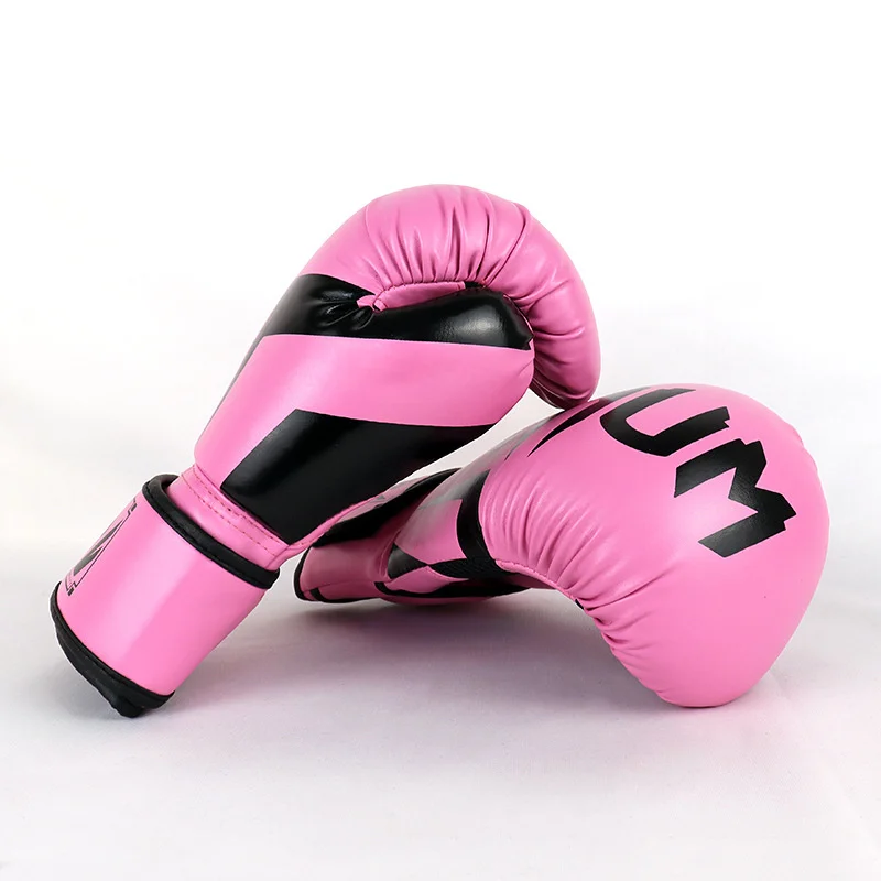 

6/8/10/12oz Professional Boxing Gloves High Quality PU Karate Muay Thai Sanda Training Glove Adult Kid Boxing Training Equipment