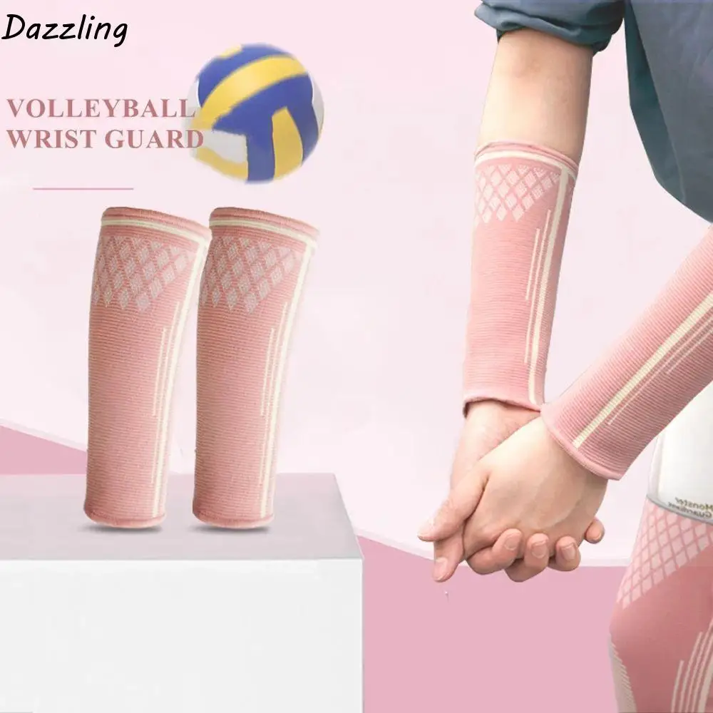 Manga de compresión para antebrazo, equipo deportivo de seguridad, soporte para muñeca, mangas para brazo de voleibol, calentadores de brazos, pulseras deportivas