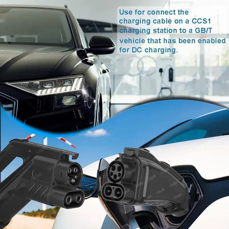 Electric Vehicle Car connector CHAdeMO to GBT Portable Ev Charger Ccs1 To Gbt adapter for