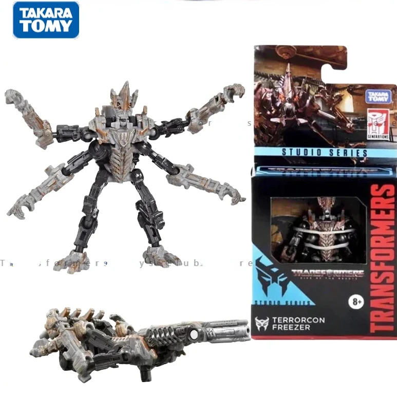 ในสต็อก TAKARA TOMY Transformers Rise Of The Beasts Studio Series Core Class Terrorcon ตู้แช่แข็ง Action Figure งานอดิเรกของเล่น