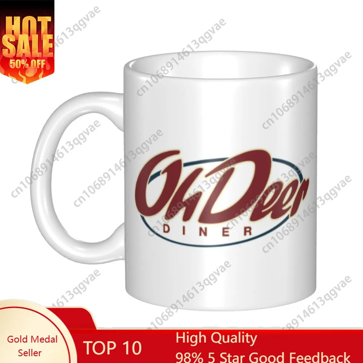 

Oh Deer Diner Coffee Mug DIY Customized Ceramic Tea Milk Mug Cup