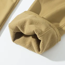 Pantalones tácticos militares hombre forro polar impermeable ripstop