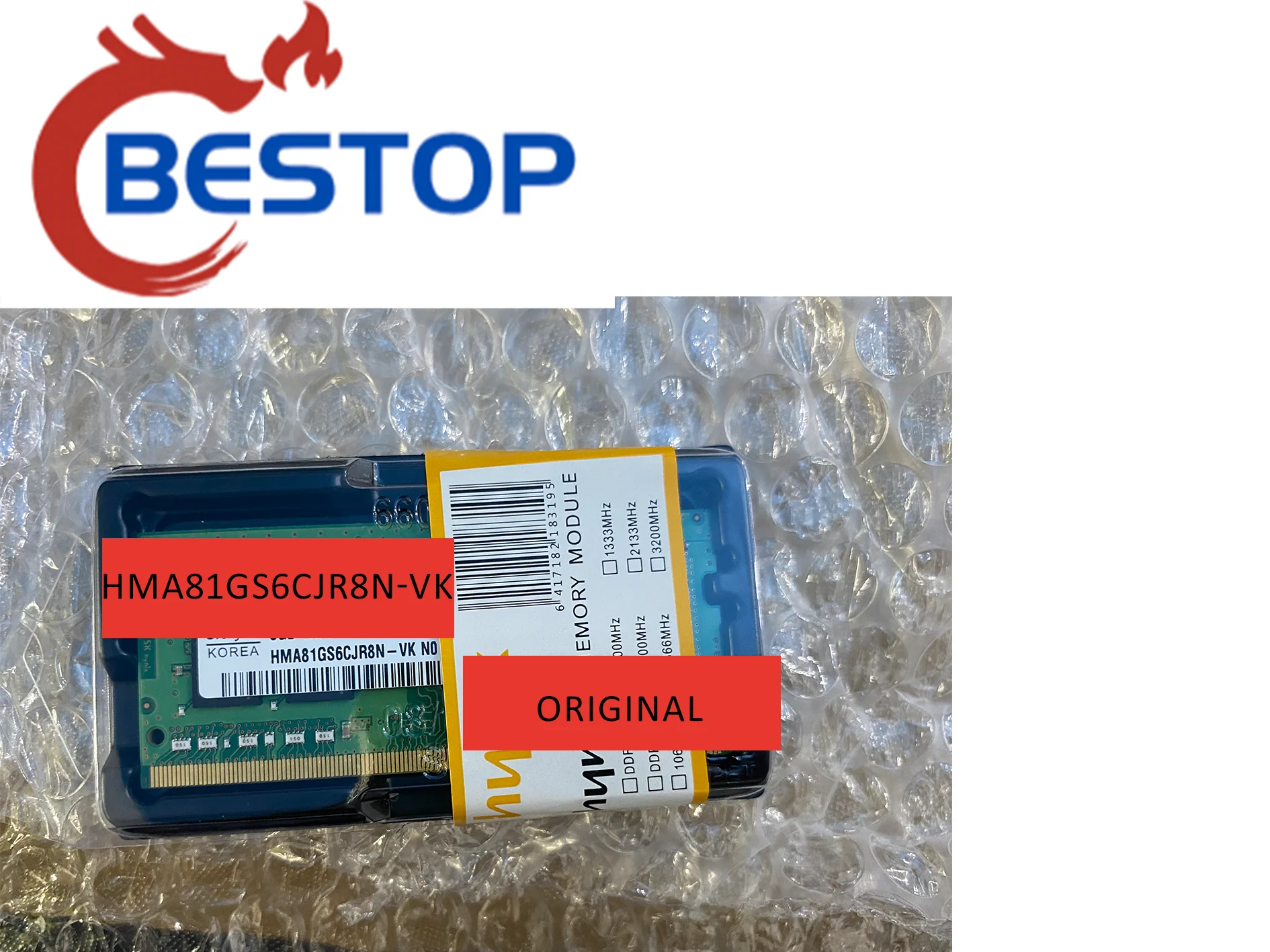 

100% Brand New Original HMA81GS6CJR8N-VK 8GB DDR4 non-ECC SO-Dimm Ram Modul PC4-2666V 1Rx8 2666Mhz