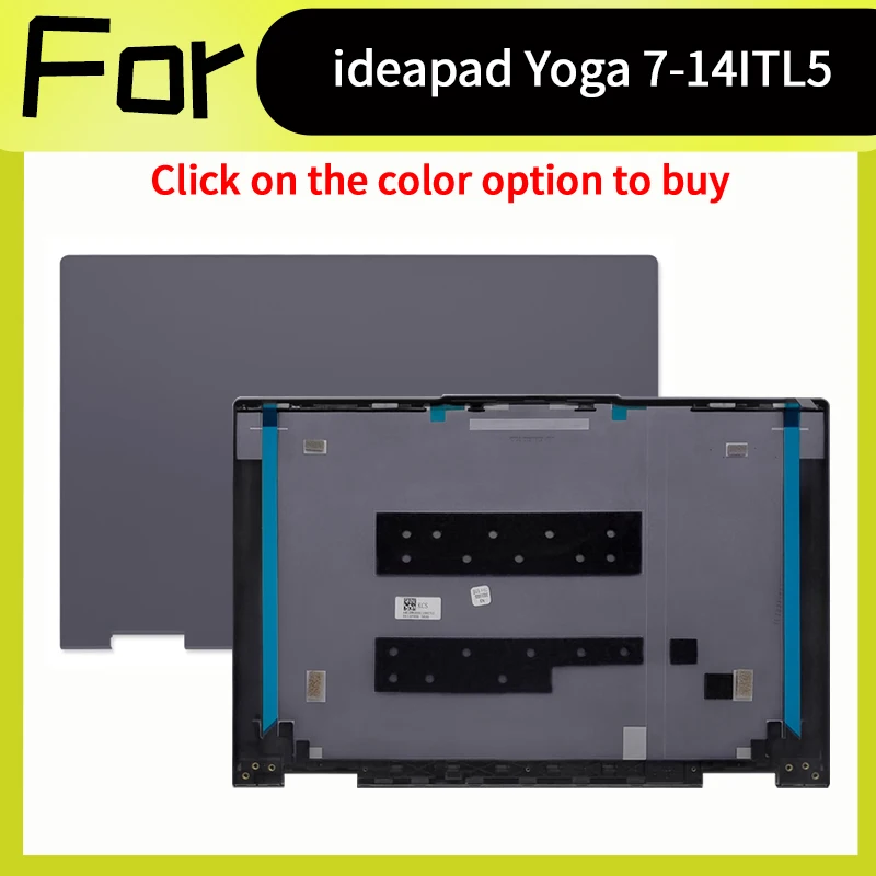 

Серый новый аксессуар 5CB1A08845 для Yoga 14C 7-14 Yoga 7-14ITL5 82BH, корпус ЖК-дисплея, задняя верхняя крышка LID