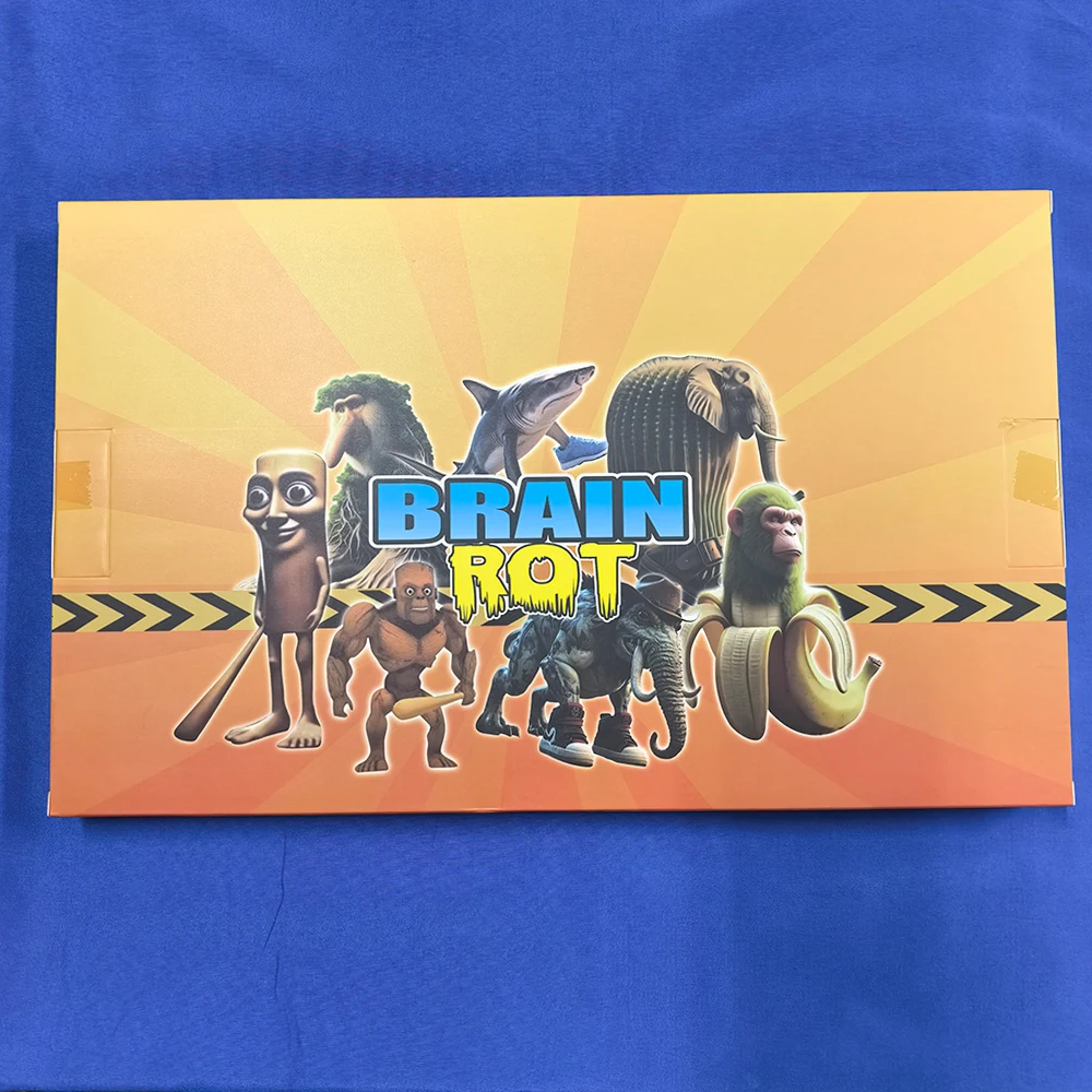 24 pz Italian Brainrot Tung Tung Sahur Serie Action Figures Set Tralalero Bombardino Crocodilo Shimpanzini Bananini Confezione Regalo