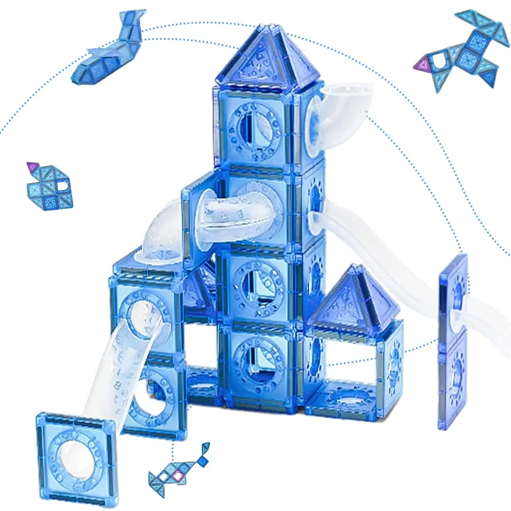 

Магнитные блоки 65 шт., развивающие строительные блоки, игрушки STEM для детей, креативный подарок для игры в помещении