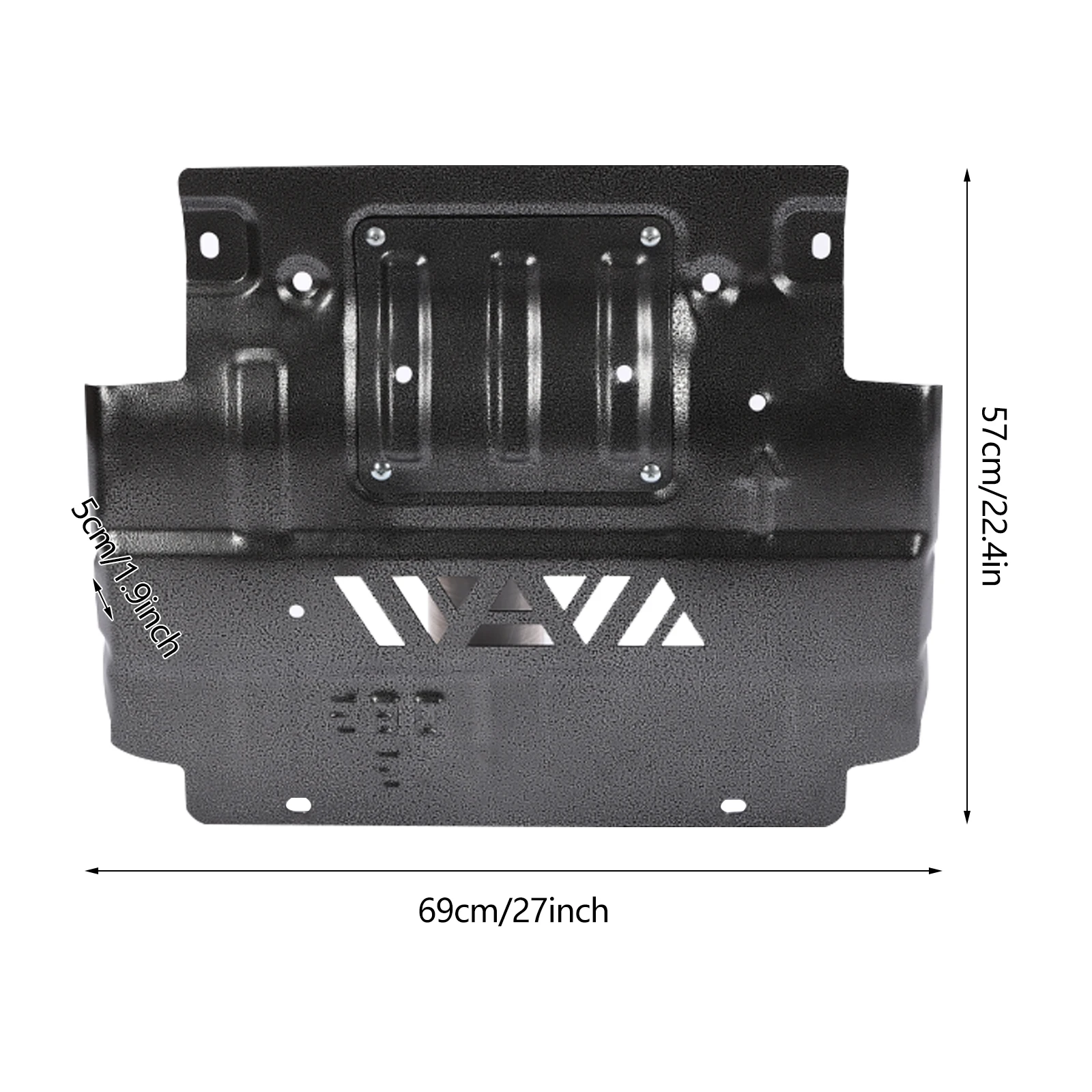 Escudo de respingo dianteiro inferior 3d liga de alumínio magnésio motor respingo escudo guarda capa para 2015-2022 ford F-150 FL3Z-5D032-D