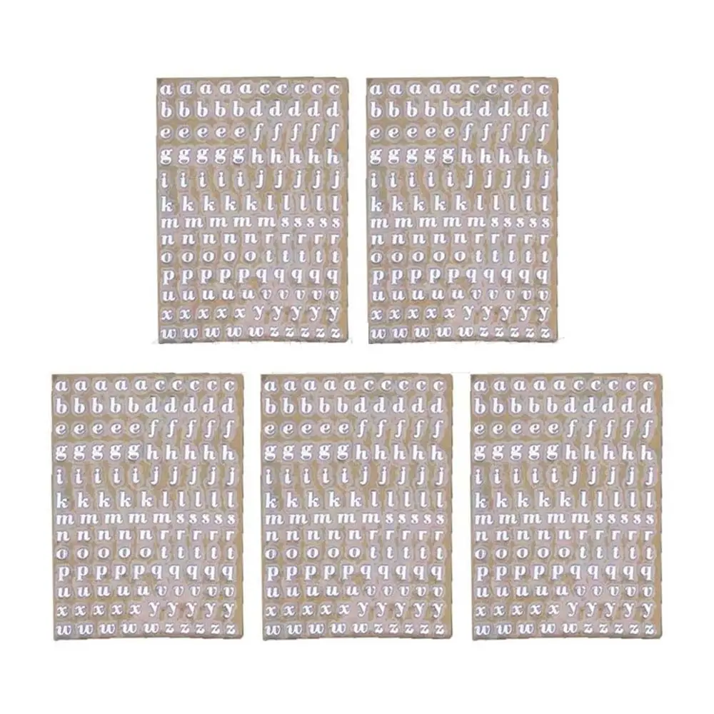 Scrapbook decoration Epoxy Resin Filler Chunky Glitter Labels Stickers Epoxy filling sticker Number Sticker Alphabet Sticker