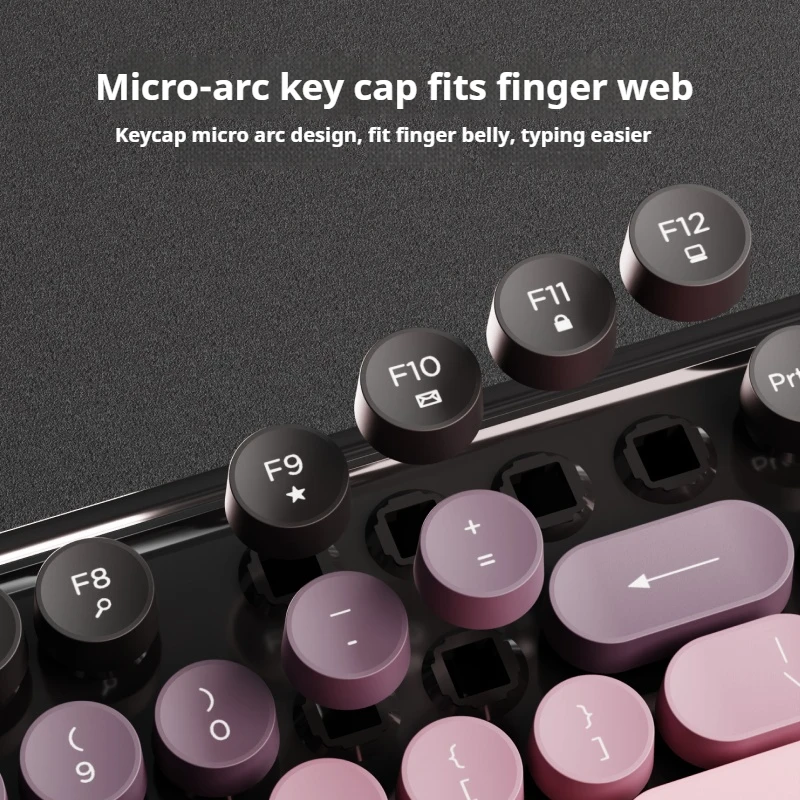 EWEADN 2.4G Single-Mode Wireless Silent Keyboard & Mouse Set, Color Block Design, Compact Ergonomic for gaming ,Office Laptop PC