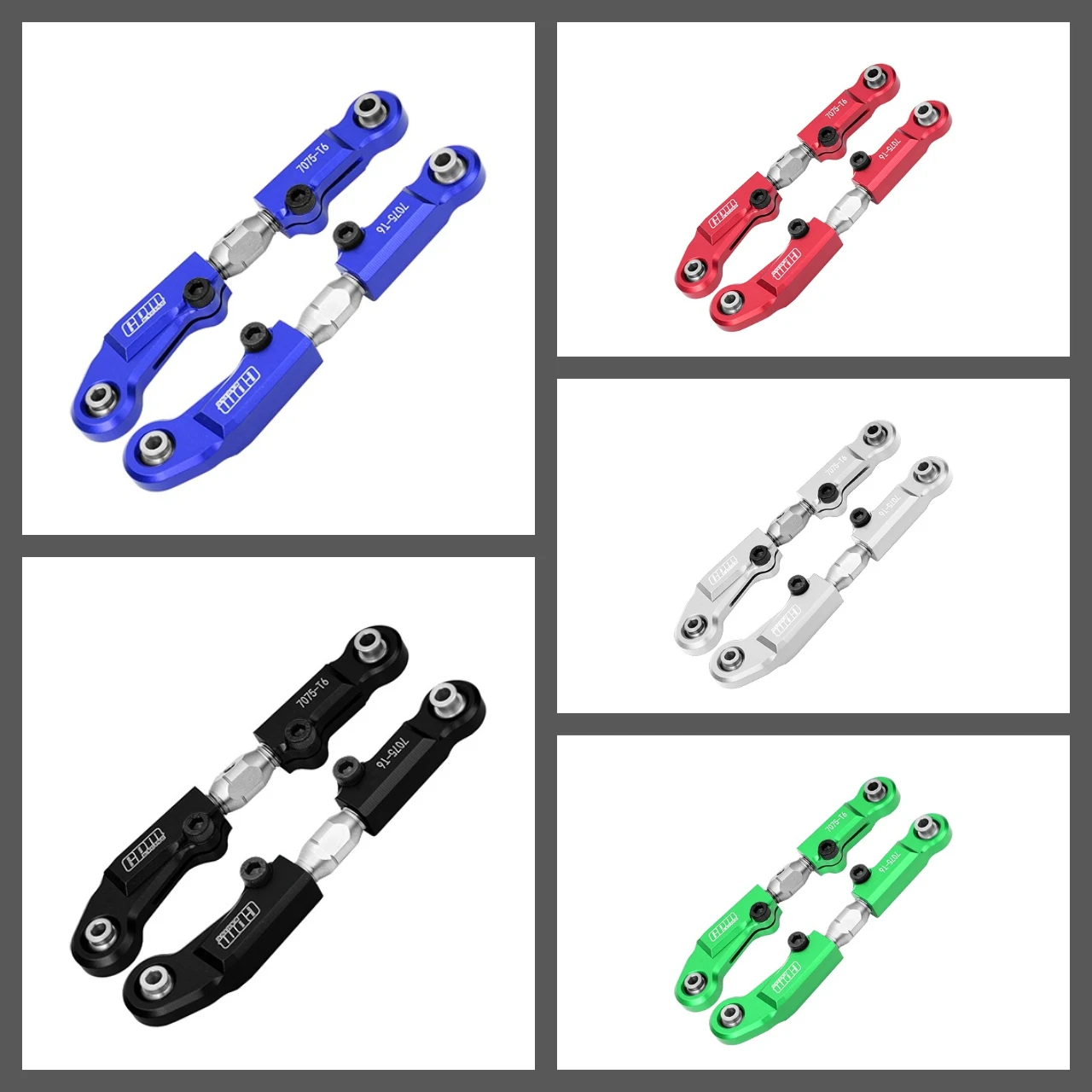 

GPM Alloy 7075+SST Front Camber Links For TEKNO 1/10 MT410 2.0 4X4 Pro