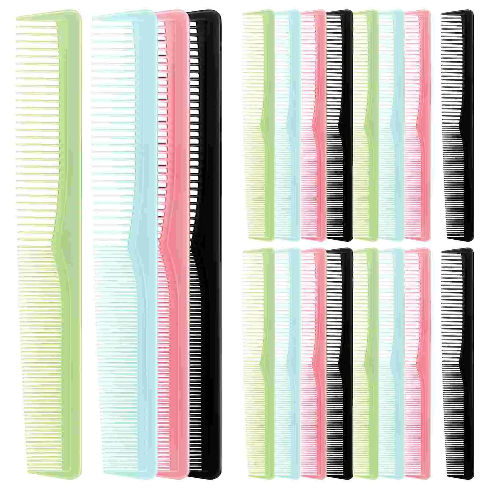 

20pcs Barber Combs Fine Dressing Combs Hair Straightening Combs Portable Styling Combs Beard Combs With Fine And Wide Tooth