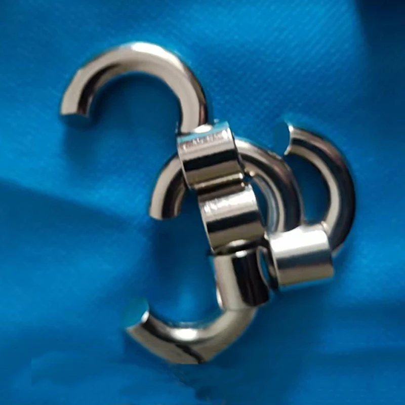 Schwierige Metall-Rätsel-Puzzles, IQ-Spiele aus Stahl für Kinder und Erwachsene, Entwirrung, Logik, Test, Geist, Herausforderung, geistiges Spielzeug