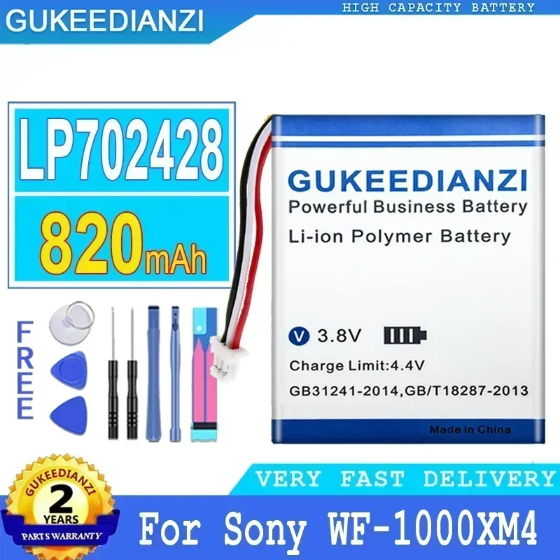 

820mAh Battery For Phone Sony WF-1000XM4 charging case High Capacity