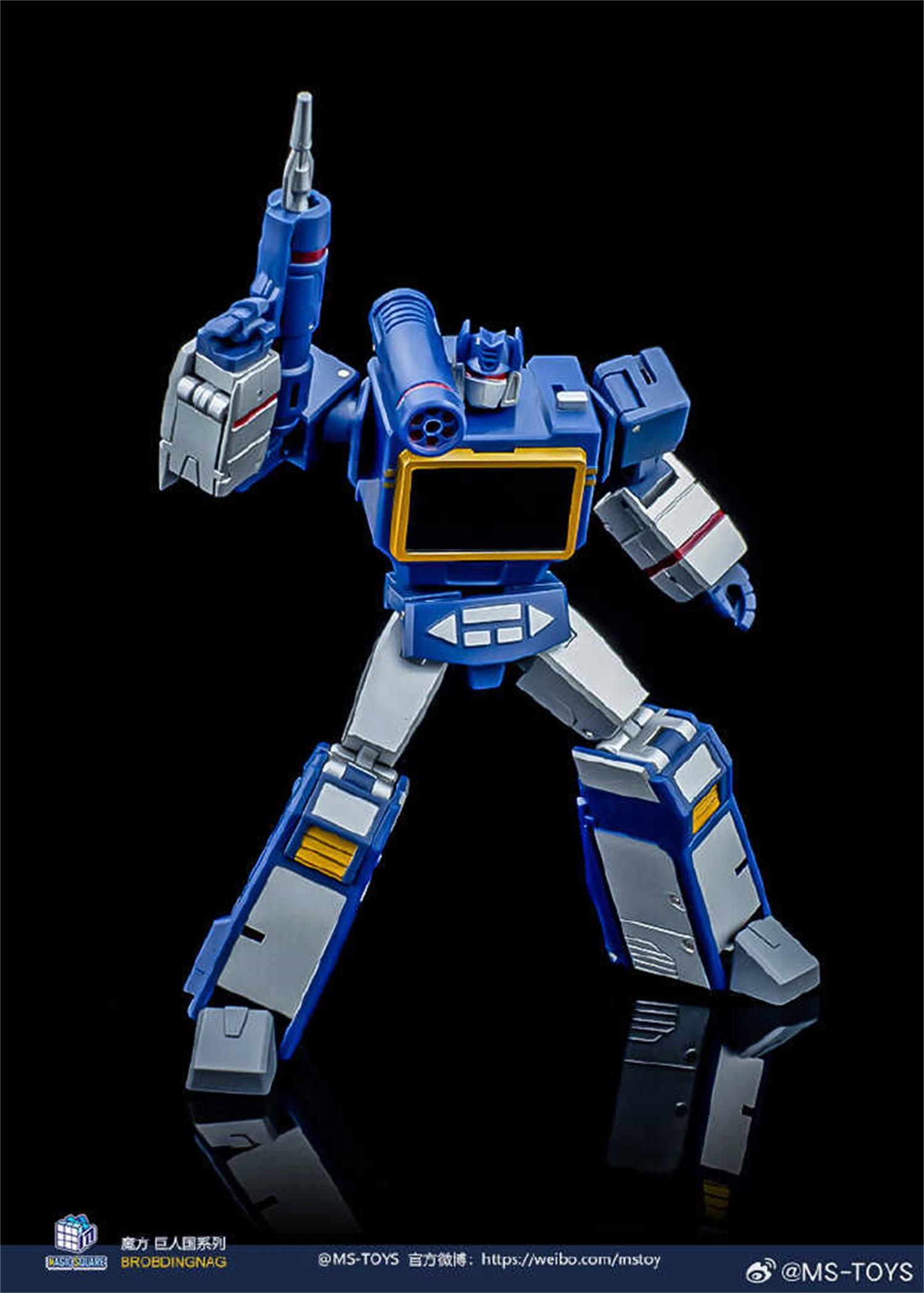 Op voorraad Soundwave-actiefiguren met doos, MS-Toys of MSB27s-transformatie, MS-B27S verzamelgeschenken
