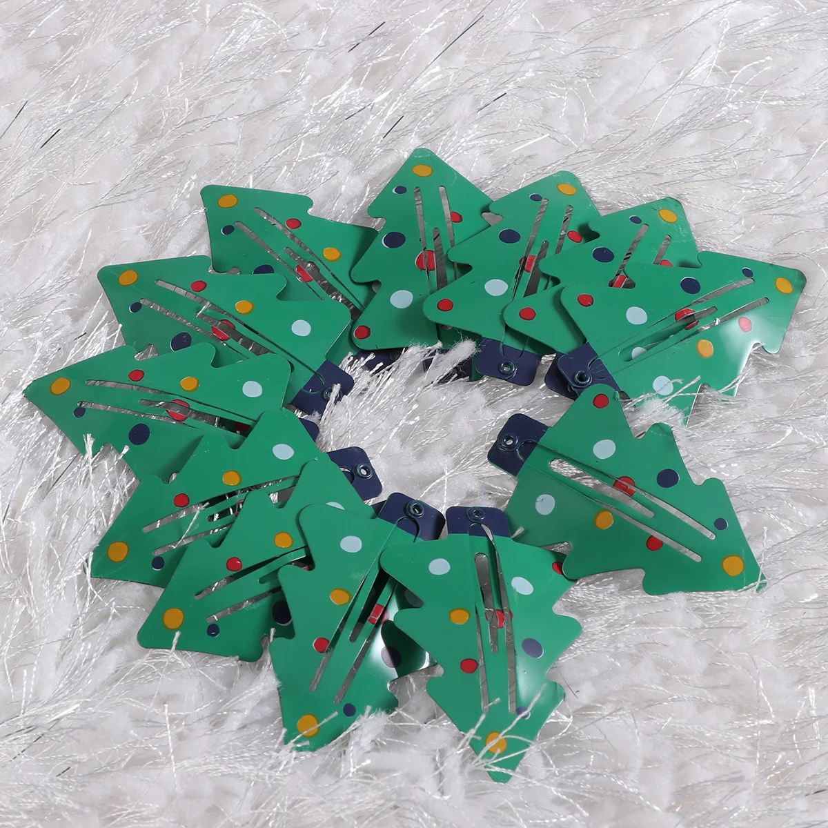 

12 Pcs Christmas Snap Hair Clips Little Teen for Barrettes Accessories
