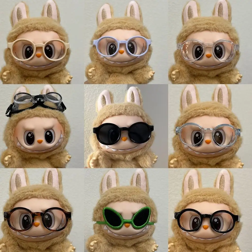 

17cm Mini Plush Doll'S Clothes Outfit Accessories For Korea Kpop Exo Labubu Idol glasses sunglasses Clothing Gift