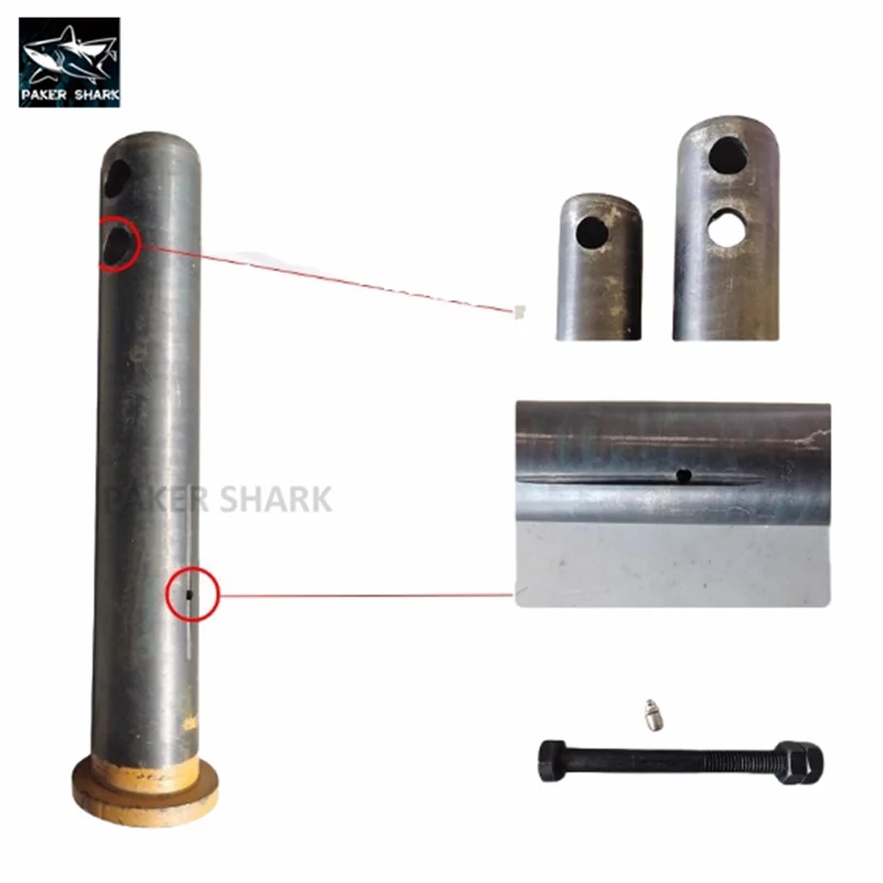 

For Bucket Shaft Bucket Pin KOMATSU Hitachi KUBOTA SANY KOBELCOSK DOOSAN Daewoo Excavator 45mm I-frame Large Arm Horse Head Pin