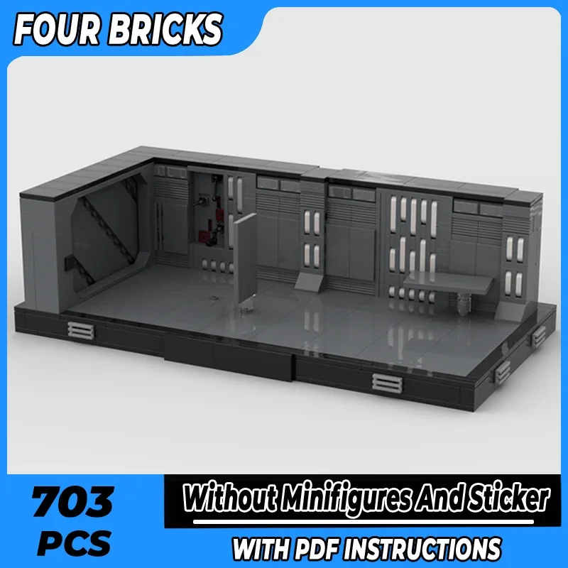 Modelo de película estrella, ladrillos de construcción Moc, el rampa de los líderes criminal, bloques tecnológicos, regalos, juguetes de Navidad, conjuntos DIY de montaje