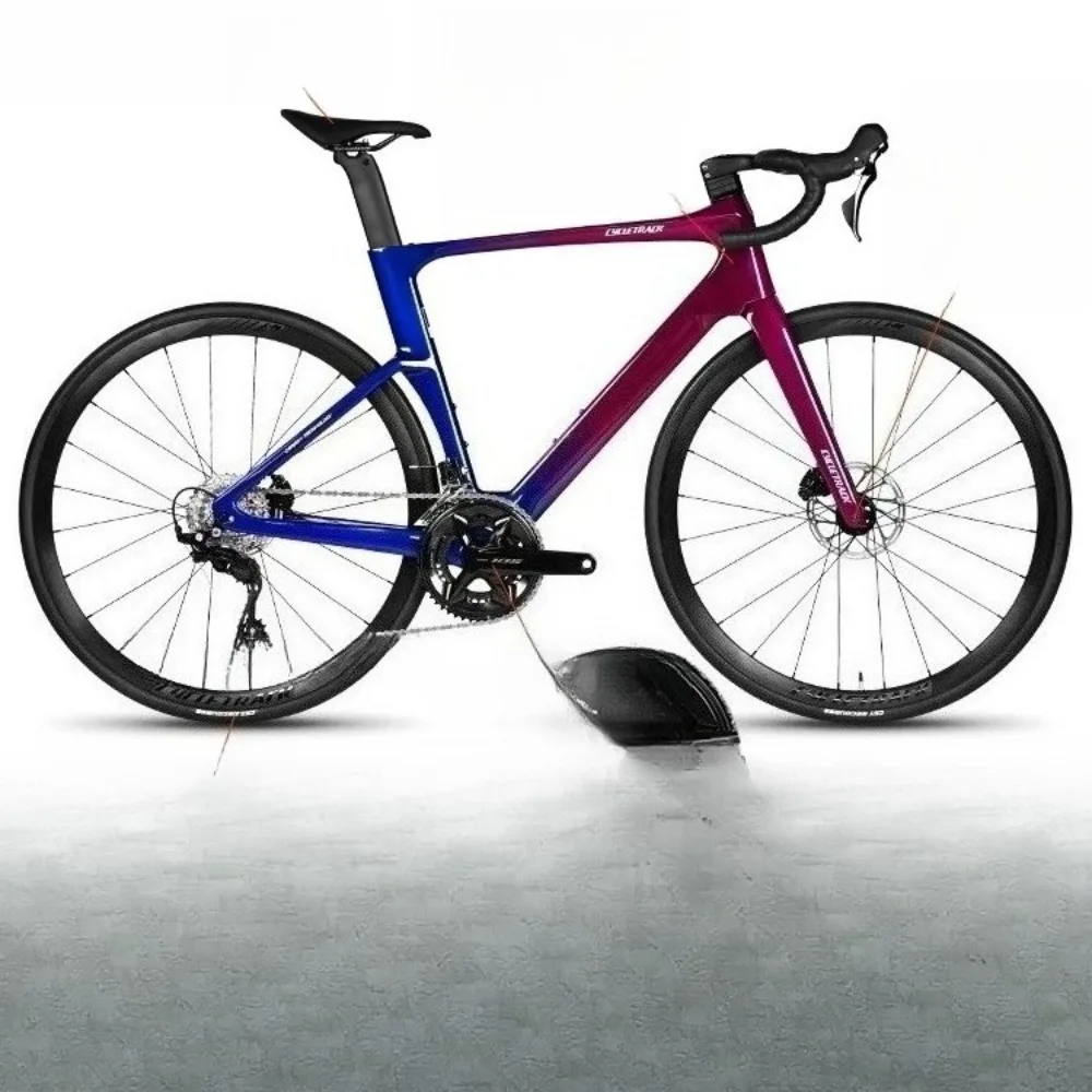 

F.YUZE-Phantom 105, полный R7120-24S, ветрозащитный транспорт T800, дорожный автомобиль из углеродного волокна, гидравлические дисковые тормоза, велосипедные велосипеды