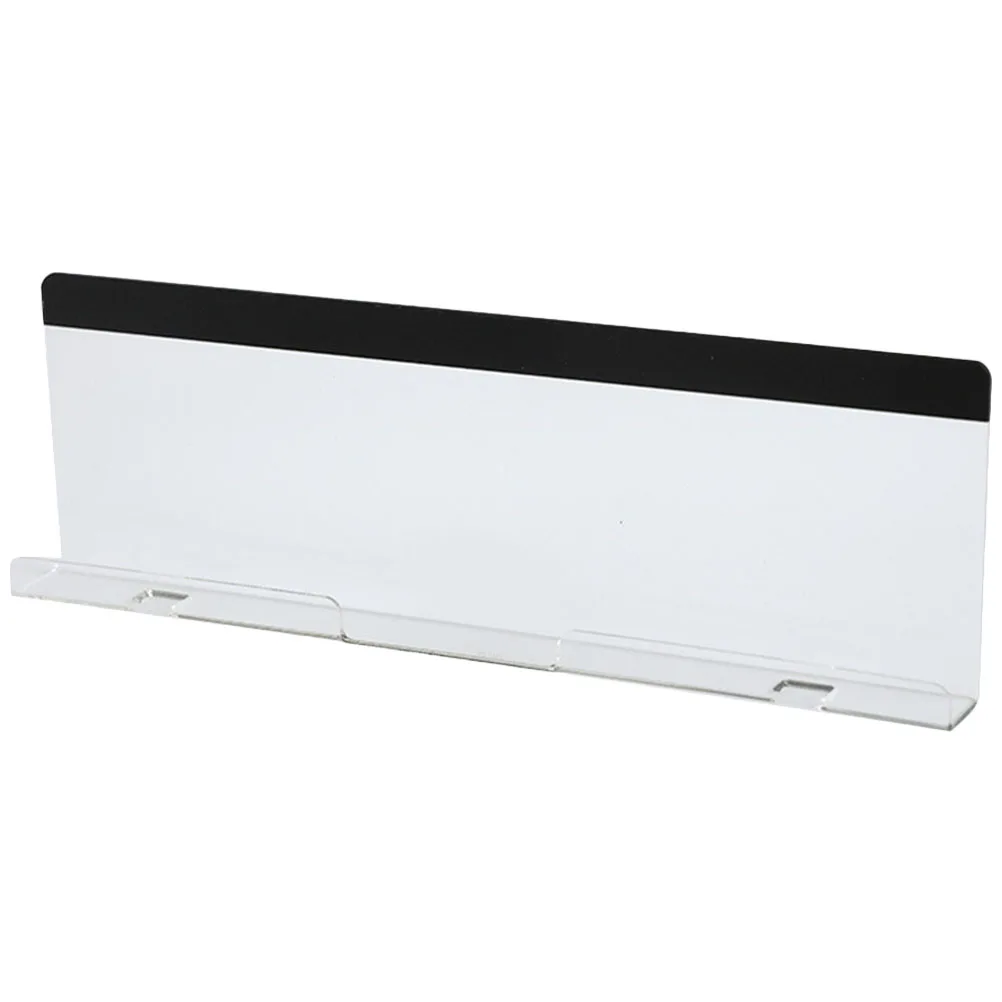 

1pcs Monitor Memo Board 26x8.2x2.3cm Screen Bottom Message Pad Transparent Note Board for Computer Office Storage