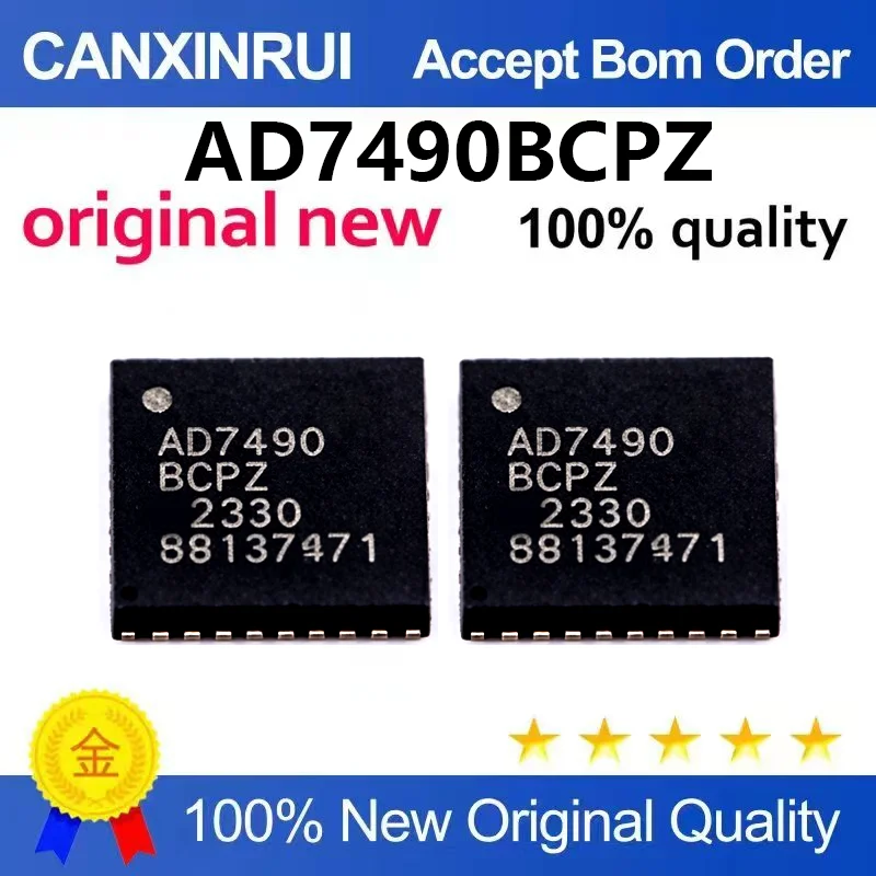 （5pcs-10pcs）Original AD7490BCPZ-REEL7 12 bit analog-to-digital converter chip