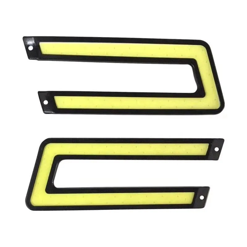 

2x Led Car Daytime Running Lights Lamp For Peugeot Boxer Citroen Relay Fiat Ducato Motorhomes Vans DRL Auto Exterior Accessories