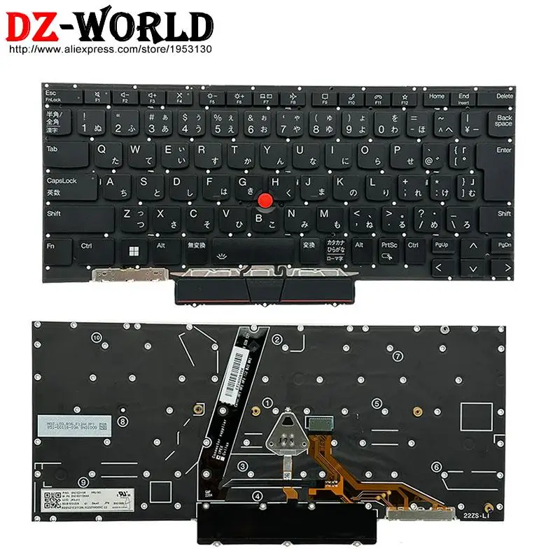 UK US English JP Japanese Keyboard for Lenovo Thinkpad X1 Nano Gen2 Gen3 Laptop SN21E21128 SN21E21126 SN21E21102