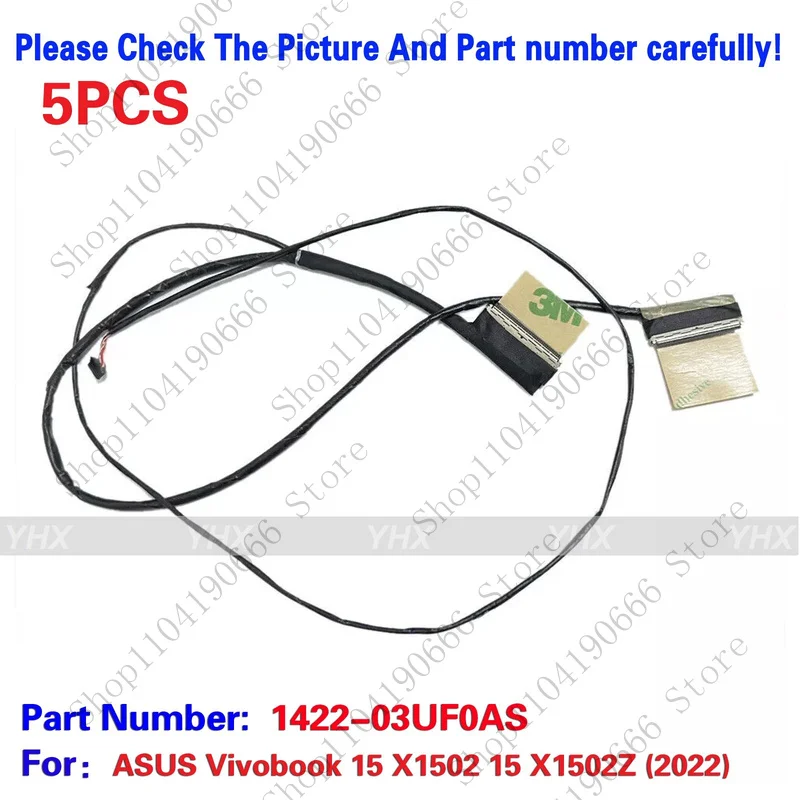 

++Компоненты ноутбука 5X для ASUS Vivobook 15 X1502 15 X1502Z (2022) сенсорный ЖК-кабель EDP 1422-03UF0AS.++