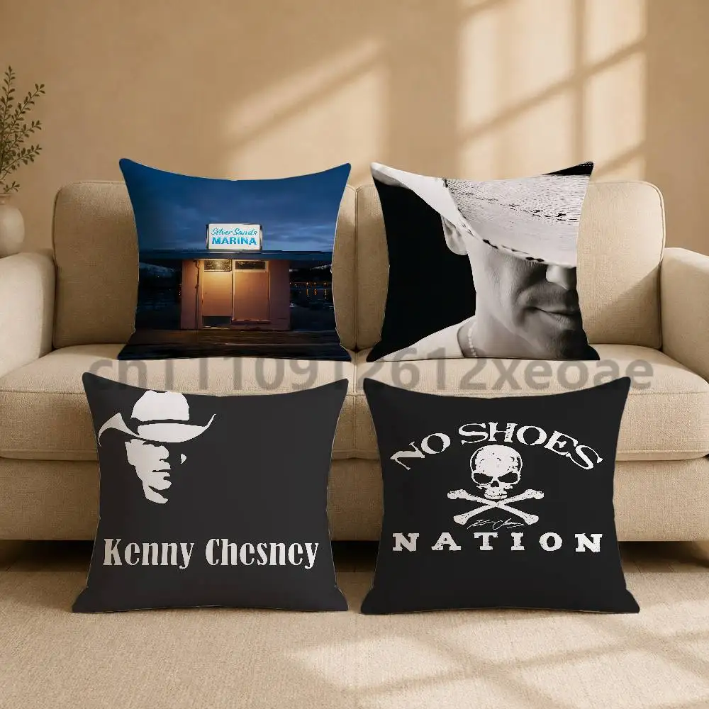 Kenny Chesney Silver Sands Marina Printed Throw Pillow Cover Cushion Case for Sofa Bed Car Living Room Bedroom Home Decor