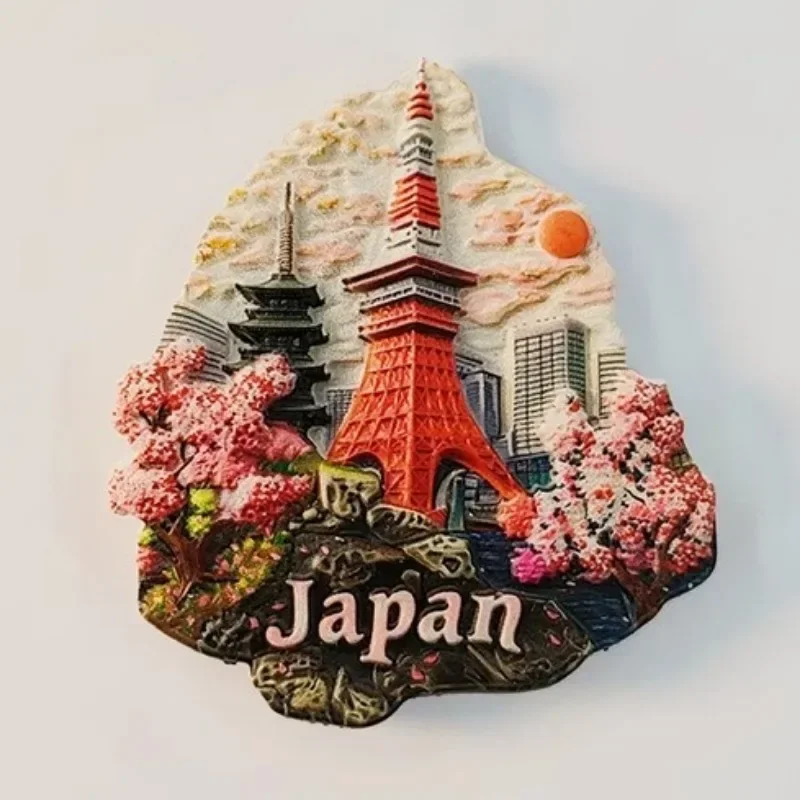 Japan Refrigerator Stickers Tokyo Tourist Souvenirs Mount Fuji Nara Sashimi Fridge Magnets Home Decoration Wedding Gifts