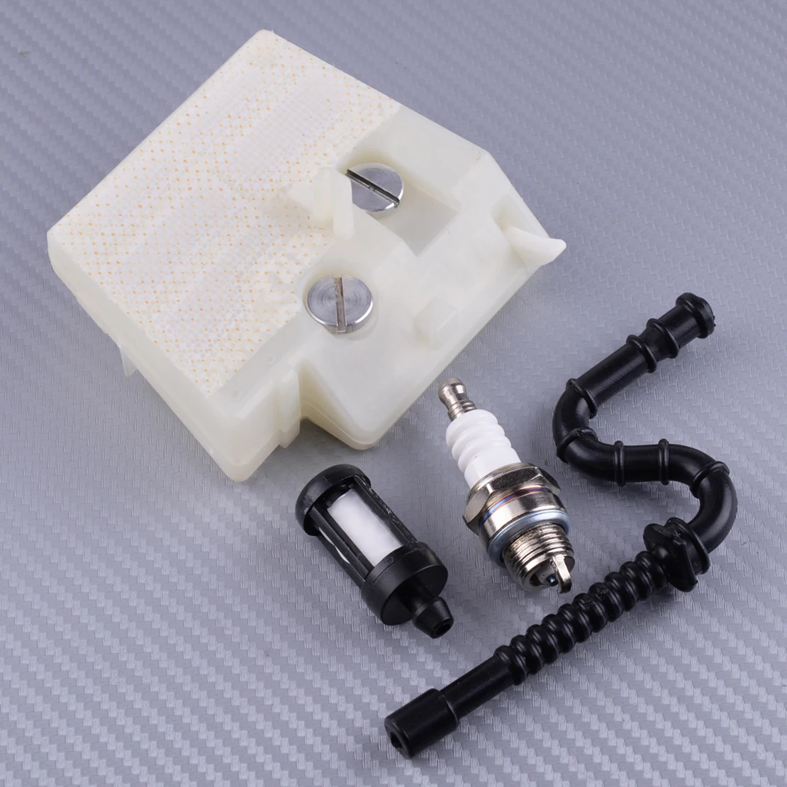 

Air Oil Filter Line Hose Tube Gasket Kit Fit for Stihl Chainsaw 026 PRO MS260 MS240 1121 120 1612 Spark Plug