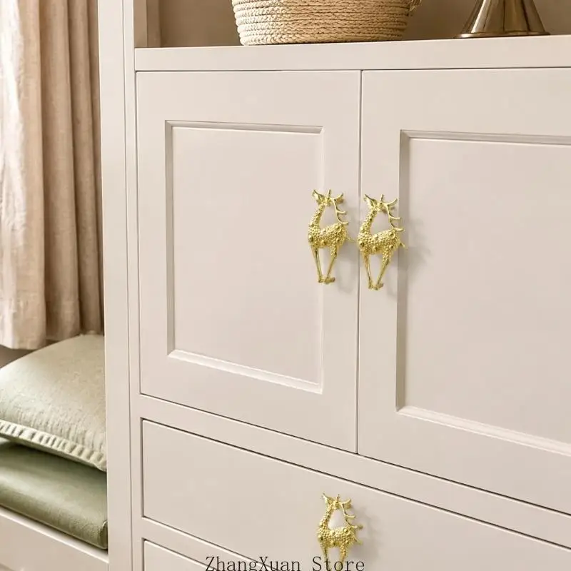 Deer Design Schrankgriff-Schubladenknöpfe für Kleiderschrank- und Nachttischmöbel 3XUF – Detail 7