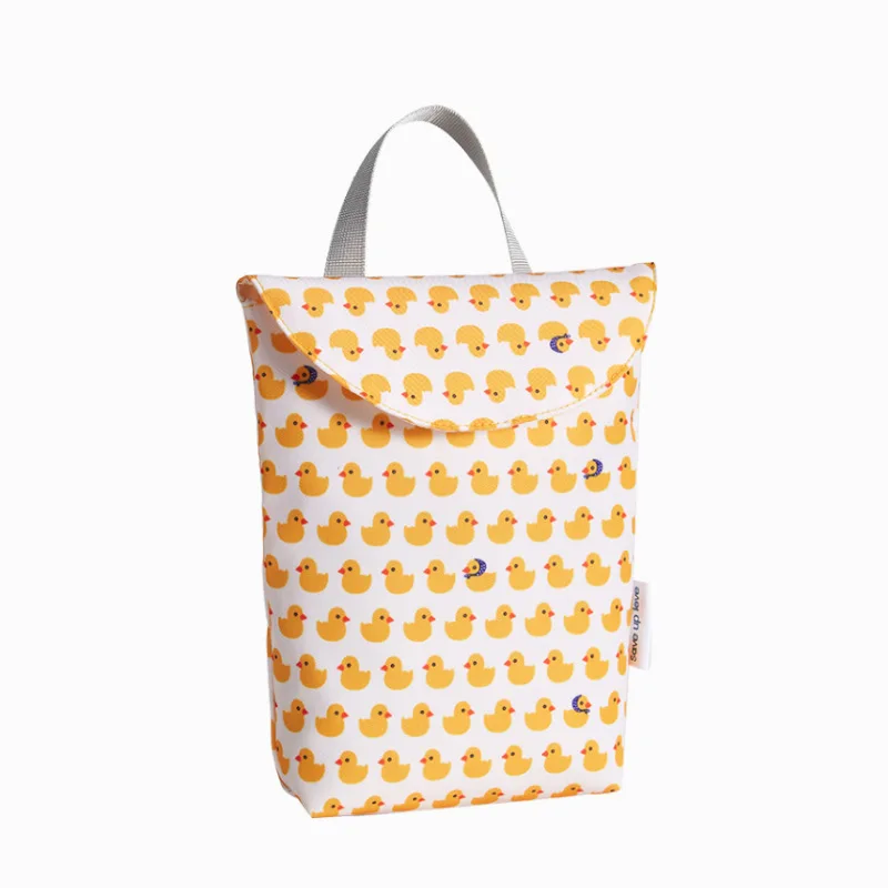 Baby Diaper Bag Multifunctional Waterproof Print Storage Bag Travel Portable Mummy Bag