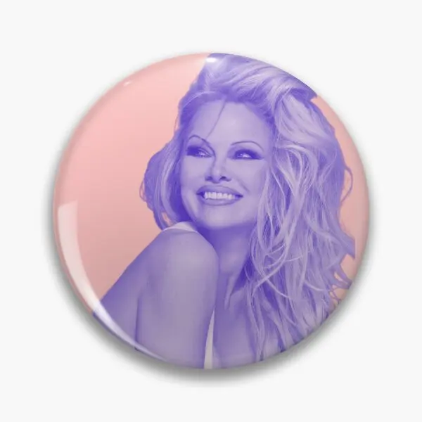 Pamela Anderson  Soft Button Pin Fashion Badge Collar Lover Hat Funny Clothes Metal Jewelry Cartoon Creative Decor Lapel Pin