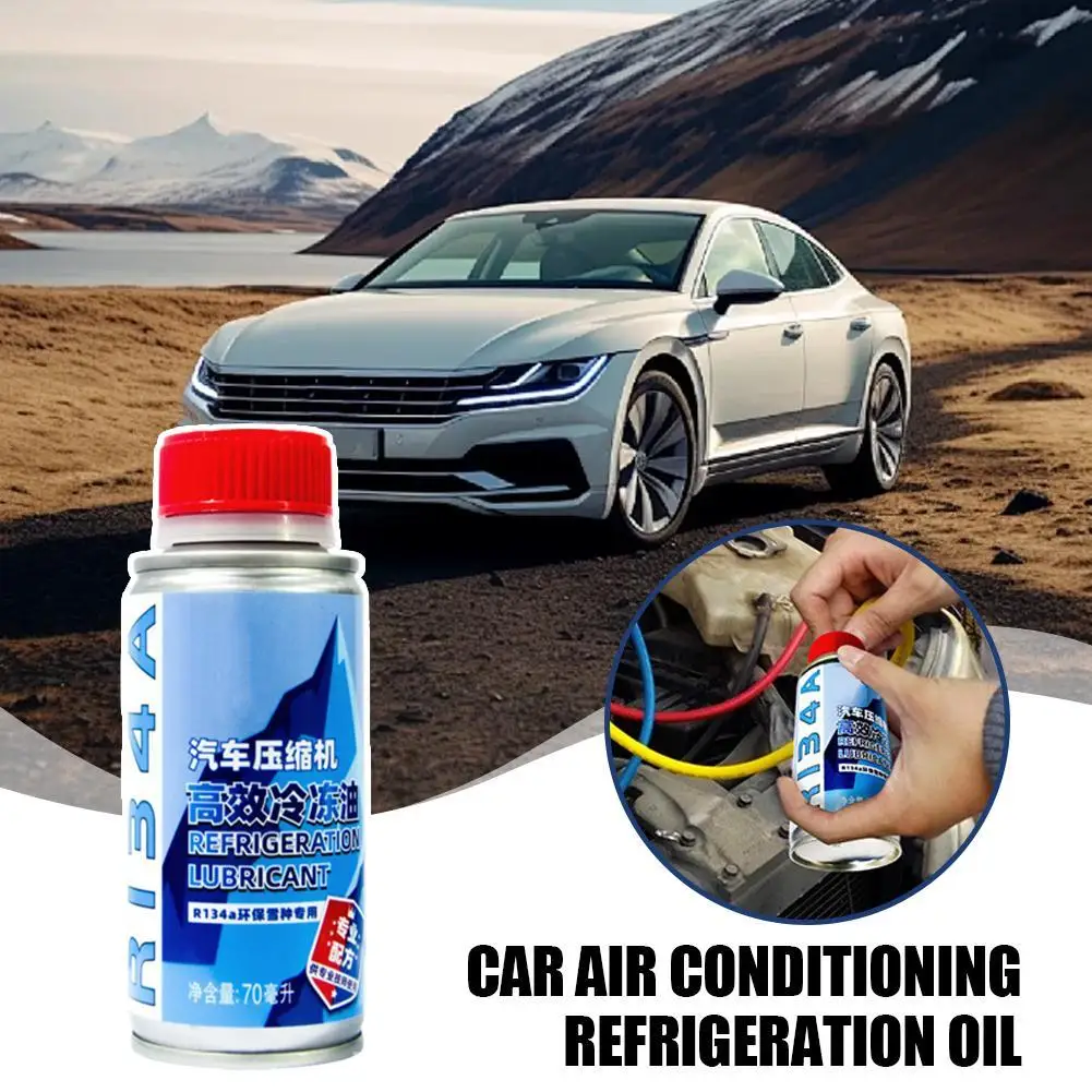 Compresor de aire acondicionado automotriz, aceite de refrigeración, lubricante antidesgaste, refrigeración rápida, refrigerante eficiente, 5/3/2/1 Uds.