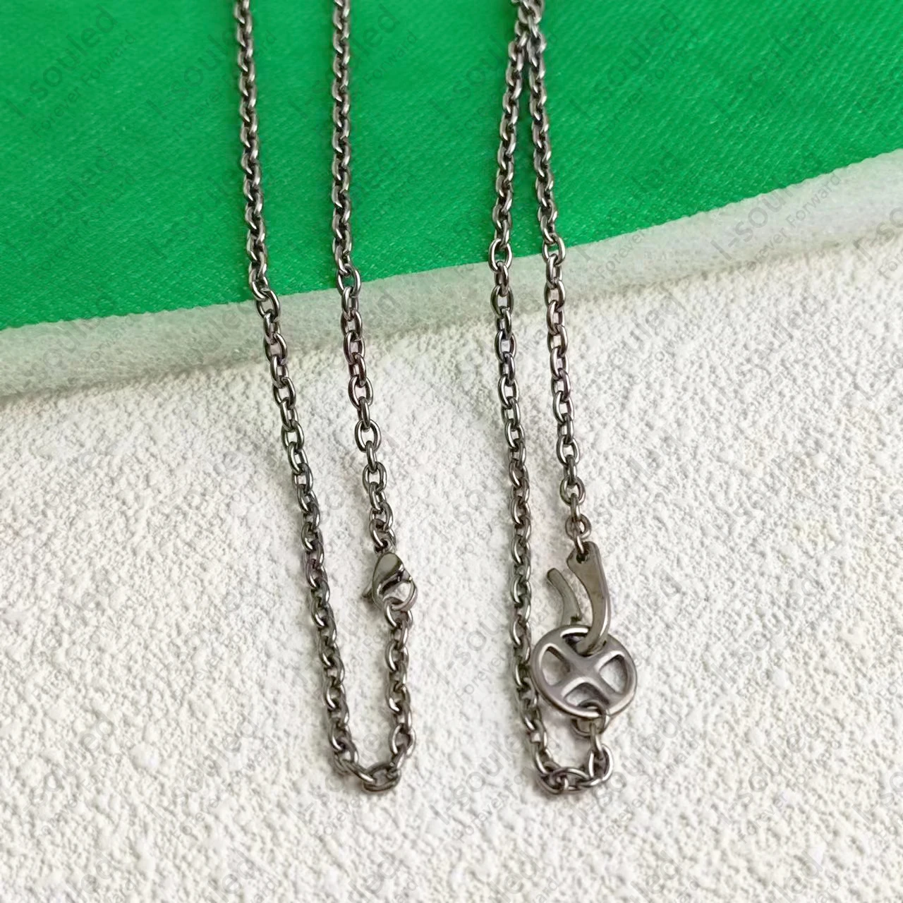 3.5 MM Width Round O Chain Necklace Welded Deadth Link Chain for Men & Women Summer Skin Friendly