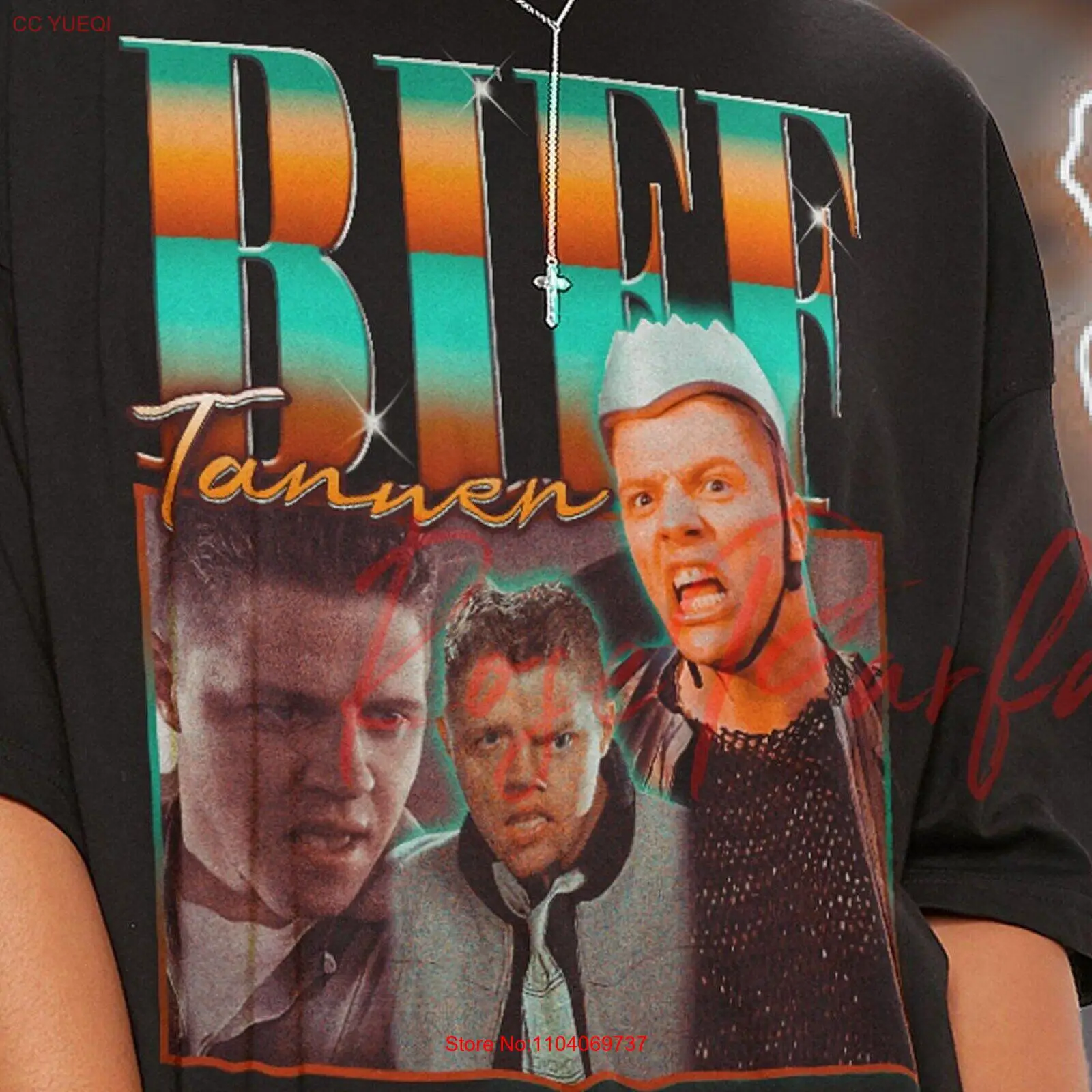 BIFF TANNEN Retro T-shirt - Biff Tannen Homage Tees, Biff Tannen Clothing, x F.