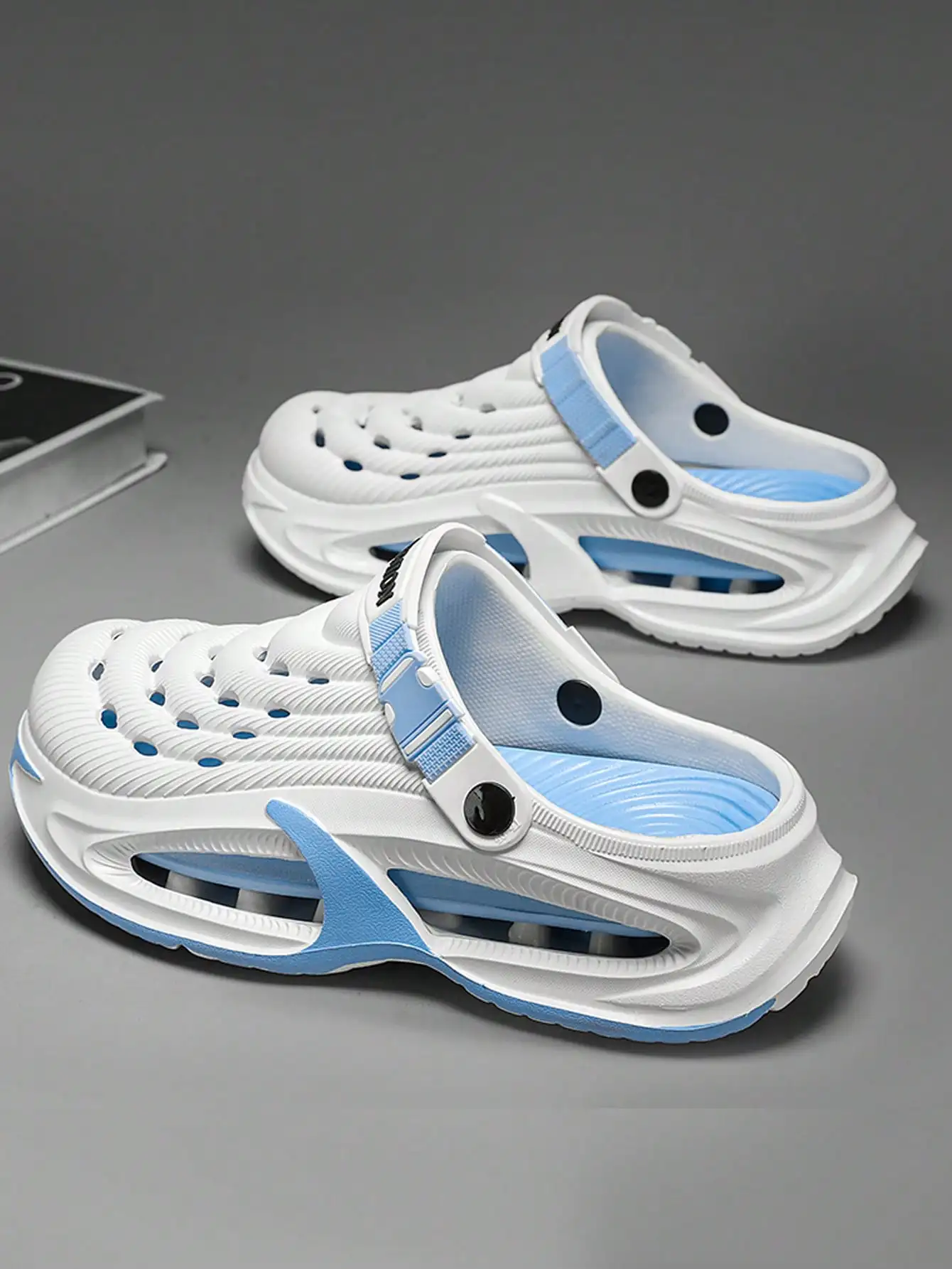 

Men Closed Toe Clogs Sandals, Thick Sole Breathable Anti-odor Casual Shoes for Outdoor Beach Driving