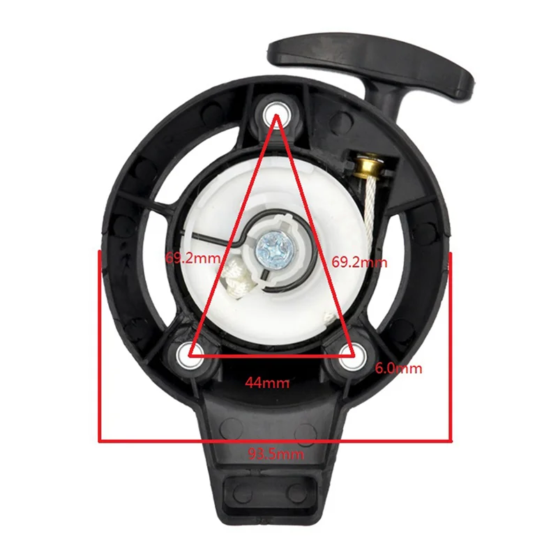 A96I-3X cortacésped de arranque de retroceso para Honda GX24 GX25 GX25N GX25NT FG110 HHT25S reemplazo de arranque de desbrozadora